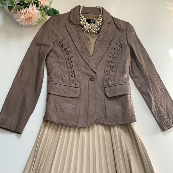 Authentic vintage Roberto Cavalli leather jacket M - Picture 2 of 11